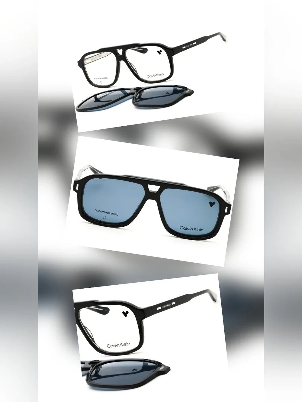 Calvin Klein CK24549MAG-SET, Men's Eyewear Frame, Size 57X13X145